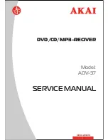 Preview for 1 page of Akai DVD/CD/MP3-RECIVER Service Manual