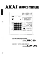 Предварительный просмотр 1 страницы Akai EXM 003 Service Manual