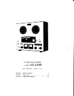 Preview for 2 page of Akai GX-230 Service Manual