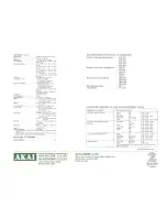 Preview for 8 page of Akai gx-m50 Operator'S Manual