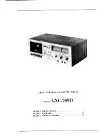 Предварительный просмотр 2 страницы Akai GXC-709D Service Manual And Parts List