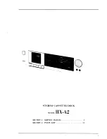 Akai HX-A2 User Manual предпросмотр