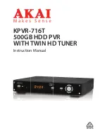 Akai KPVR-716T Instruction Manual предпросмотр