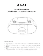 Akai KW-81iPH Instruction Manual preview