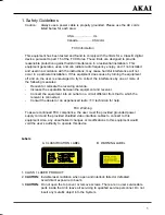 Preview for 2 page of Akai LCT2765TD Operating Instructions Manual