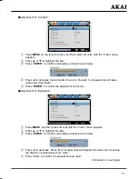 Preview for 24 page of Akai LCT3226 Operating Instructions Manual