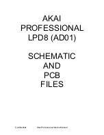 Preview for 14 page of Akai LPD8 Service Manual