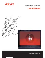 Preview for 1 page of Akai LTA-16S5X3M Service Manual