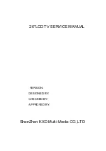 Preview for 1 page of Akai LTA-20A301 Service Manual