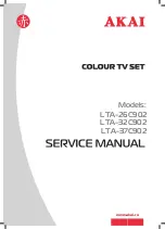 Akai LTA-26C902 Service Manual preview