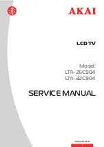 Akai LTA-26C904 Service Manual preview