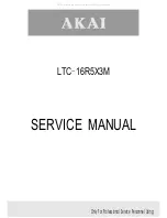 Предварительный просмотр 2 страницы Akai LTC-16R5X3M Service Manual