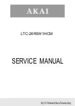 Akai LTC-26R5W1HCM Service Manual preview