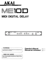 Akai ME10D Operation Manual preview