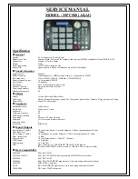 Akai MPC 500 Service Manual предпросмотр