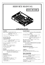 Akai MPC1000BK Service Manual предпросмотр