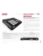 Akai MPD 32 Specifications preview