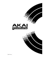 Preview for 8 page of Akai MPD16 Operator'S Manual