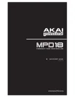 Akai MPD18 Quick Start Manual предпросмотр