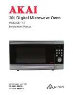 Предварительный просмотр 1 страницы Akai P80D20EP-S1 Instruction Manual