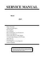 Preview for 1 page of Akai PDP4206EM - 42" Plasma EDTV Service Manual