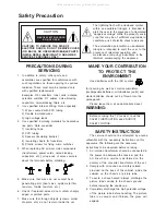 Preview for 2 page of Akai PDP4216M Service Manual