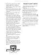 Предварительный просмотр 3 страницы Akai PDP4216M Service Manual