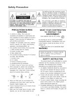 Предварительный просмотр 3 страницы Akai PDP4225M Service Manual