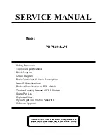 Akai PDP4294LV1 Service Manual preview