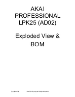 Preview for 11 page of Akai Professional LPK25 Service Manual