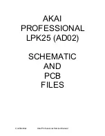 Preview for 14 page of Akai Professional LPK25 Service Manual