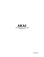 Preview for 14 page of Akai QX-3700 Operator'S Manual