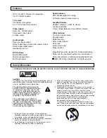 Preview for 3 page of Akai QX-3700DV Operator'S Manual