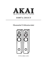 Preview for 1 page of Akai SS007A-2011CF Operating Instructions Manual