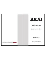 Akai STB-2680 Operating Instructions Manual предпросмотр