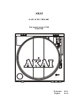 Preview for 1 page of Akai TTA01USB User Manual