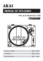 Preview for 1 page of Akai TTA05USB User Manual