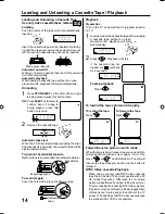 Предварительный просмотр 16 страницы Akai VS-K206M-E3 Operator'S Manual