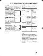 Предварительный просмотр 23 страницы Akai VS-K607N-E3 Operator'S Manual