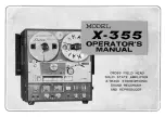 Preview for 1 page of Akai X-355 Operator'S Manual