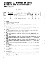 Предварительный просмотр 6 страницы Akai XE8 Operator'S Manual