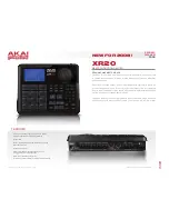 Akai XR 20 Datasheet preview