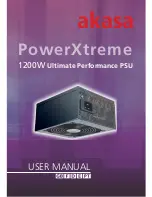 Preview for 1 page of Akasa Power Xtreme AK-PS120FG - 1200W User Manual