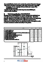 Preview for 6 page of Akces-Med DALMATIAN Use And Maintenance Instruction