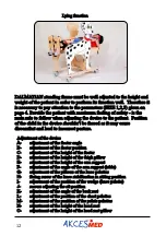 Preview for 14 page of Akces-Med DALMATIAN Use And Maintenance Instruction