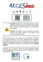 Preview for 2 page of AkcesMED URSUS User Manual