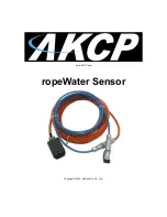 Предварительный просмотр 1 страницы AKCP ropeWater Manual