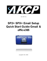 Preview for 1 page of AKCP SP2+ Quick Start Manual