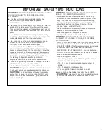 Preview for 3 page of AKDY AK-U75-W01-SS Use & Care Manual