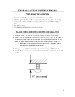 Preview for 8 page of AKDY AK-U75-W01-SS Use & Care Manual